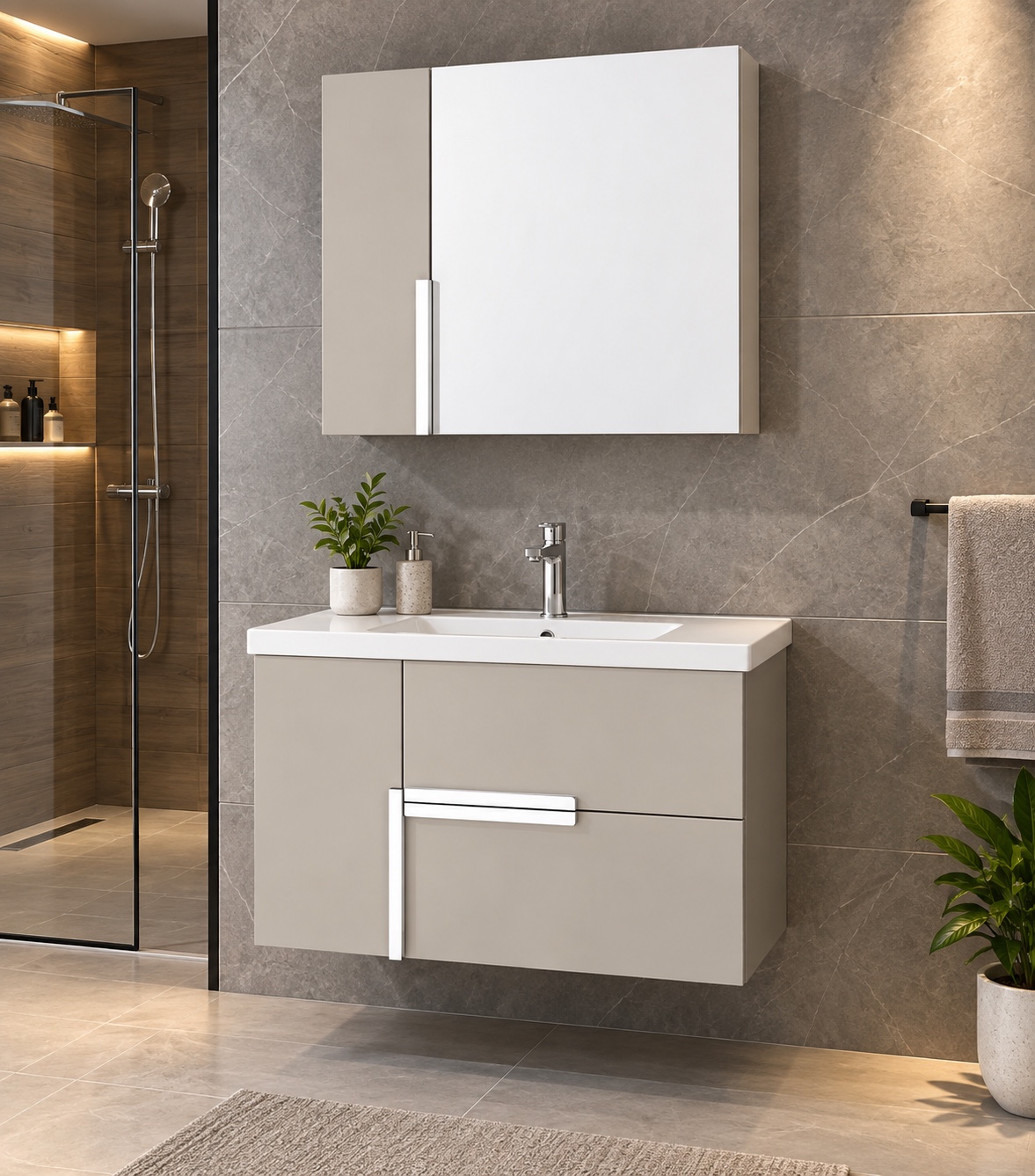 Meuble de Salle de Bain Azul 80 cm