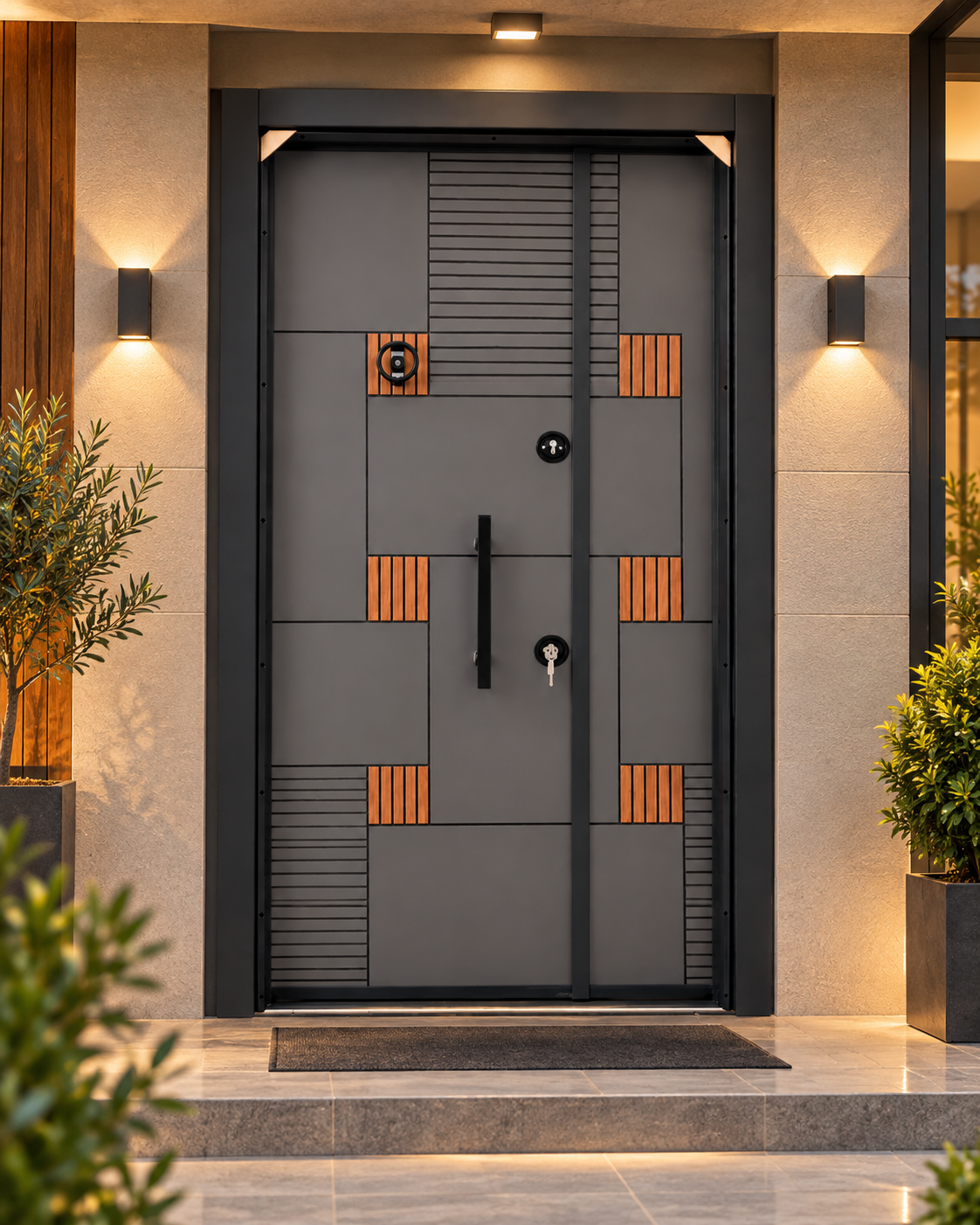 Porte Blindée – Modèle D4 (Double Battant)