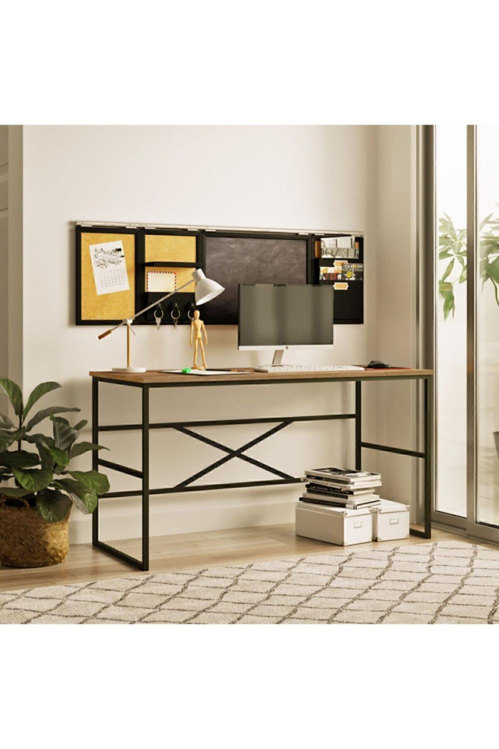 Atlantis 140cm Métal Bureau ATL24-A Pin