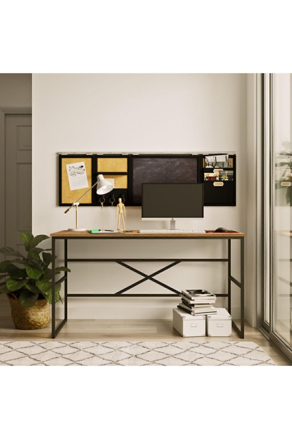 Atlantis 140cm Métal Bureau ATL24-A Pin