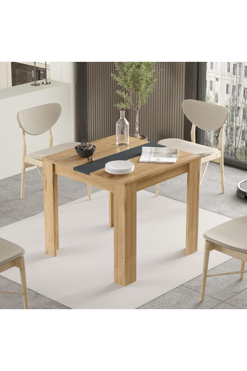 Aven Yemek Table 80x80 Panier-Anthracite AVE20-SA