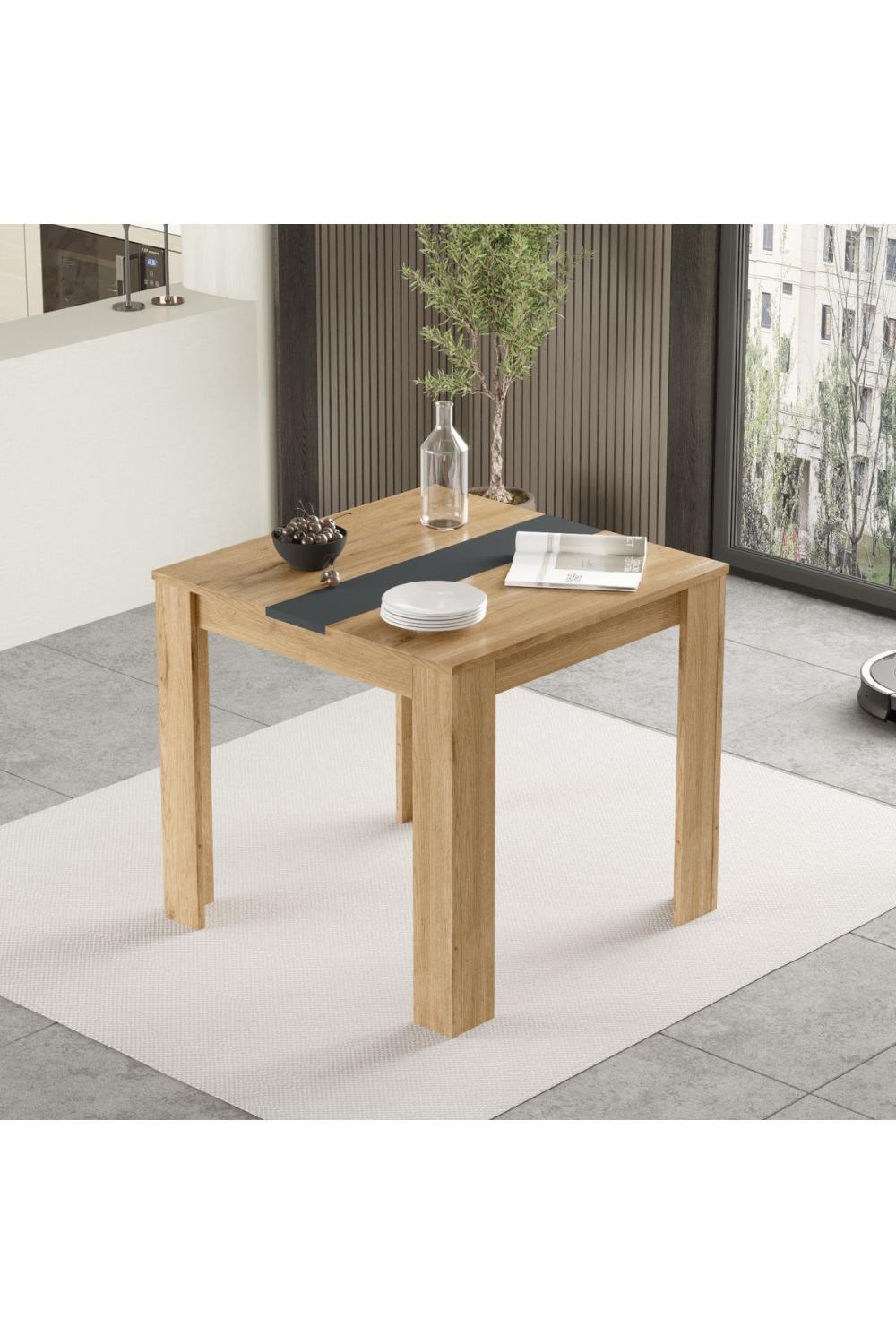 Aven Yemek Table 80x80 Panier-Anthracite AVE20-SA