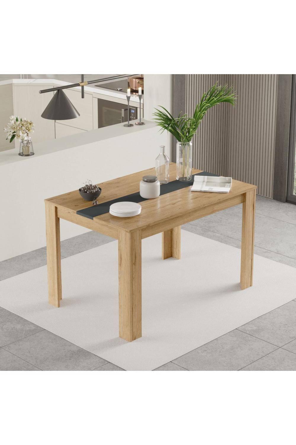 Aven Yemek Table 120x80 Panier-Anthracite AVE21-SA