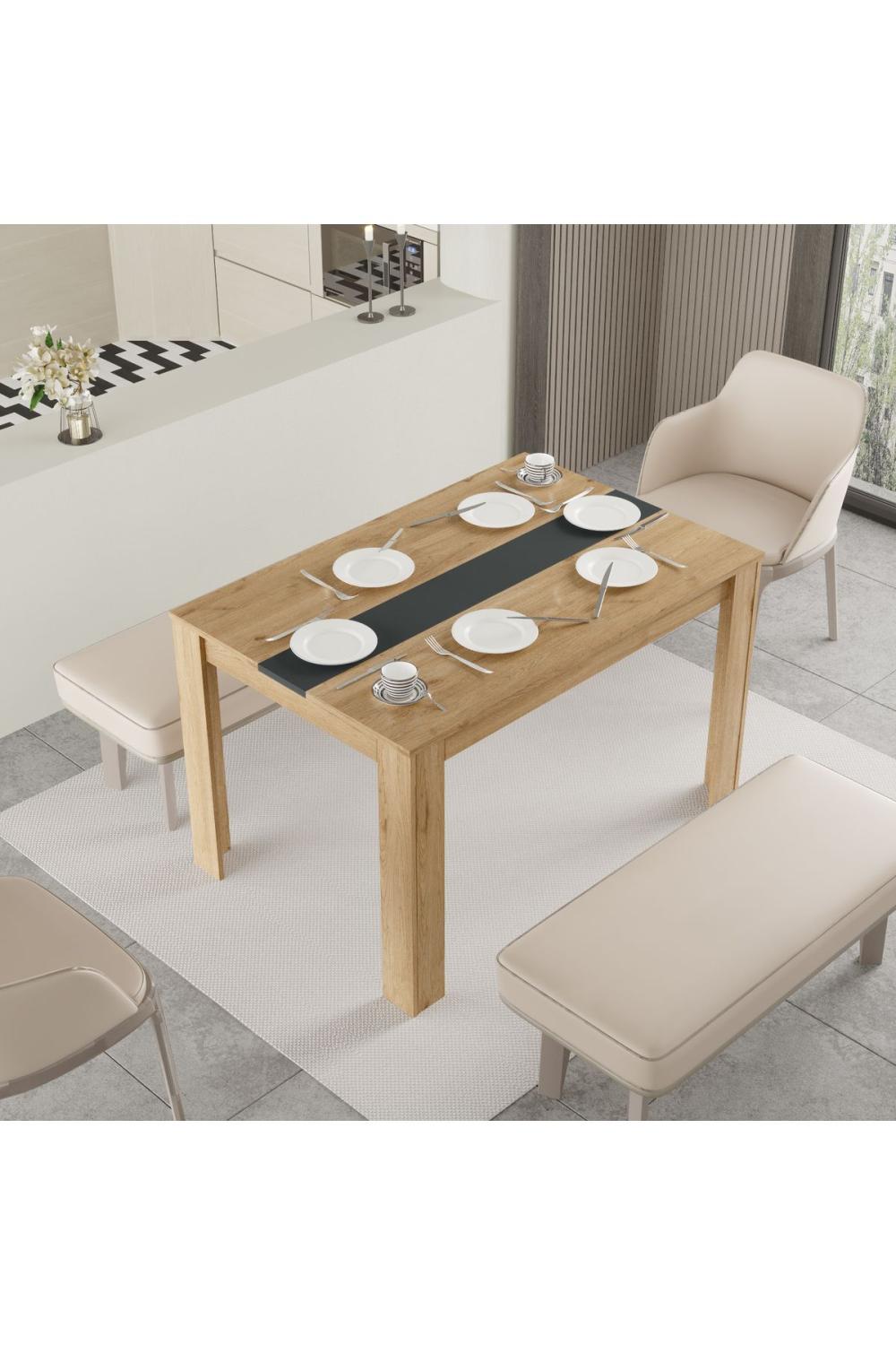 Aven Yemek Table 120x80 Panier-Anthracite AVE21-SA