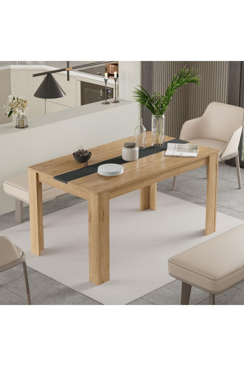 Aven Yemek Table 120x80 Panier-Anthracite AVE22-SA