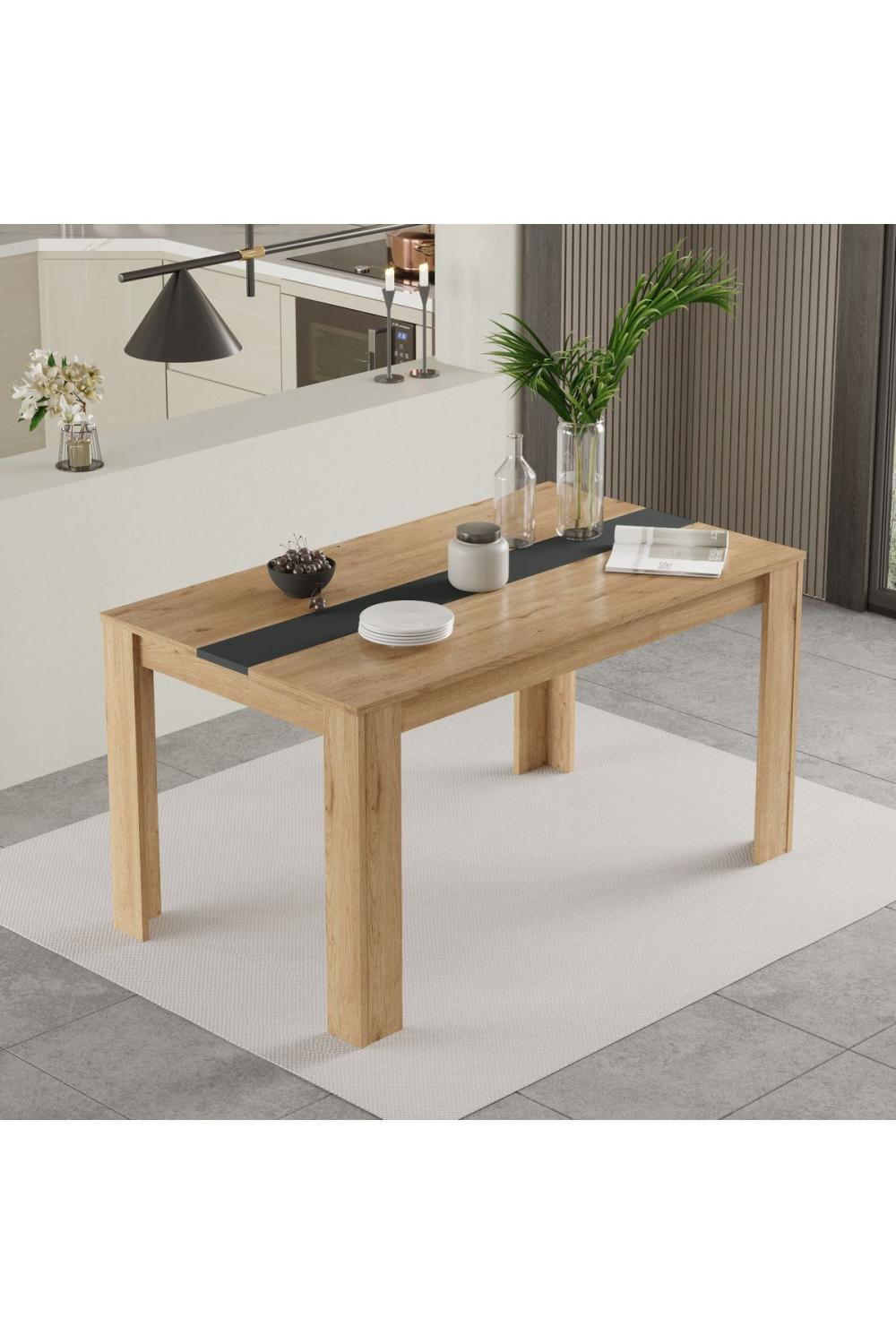 Aven Yemek Table 120x80 Panier-Anthracite AVE22-SA