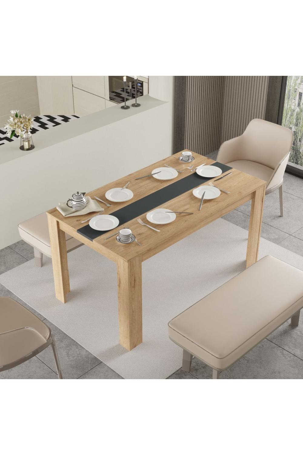 Aven Yemek Table 120x80 Panier-Anthracite AVE22-SA