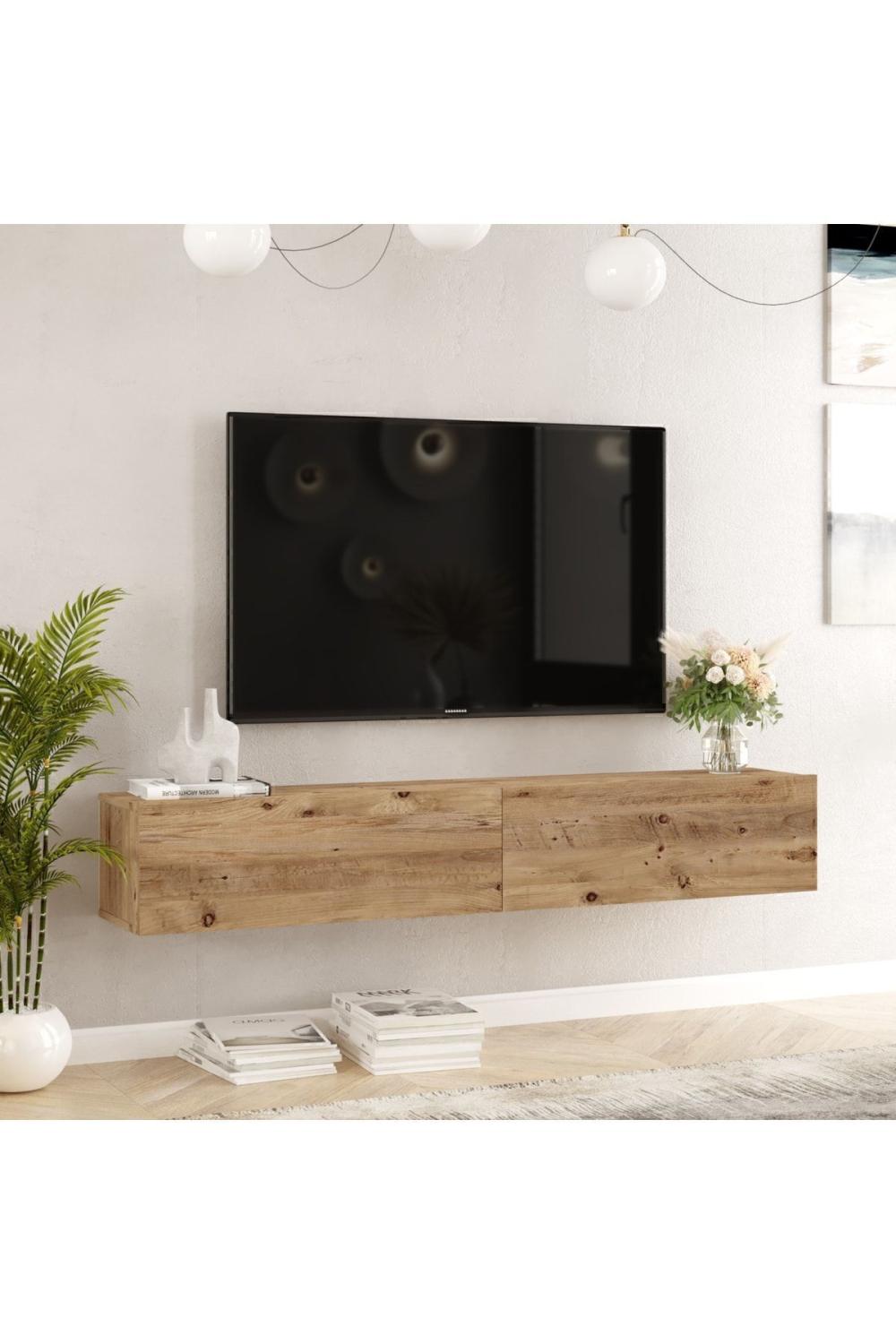Aven Meuble TV Tv Table basse Avec portes 180cmÇam AVE8-A