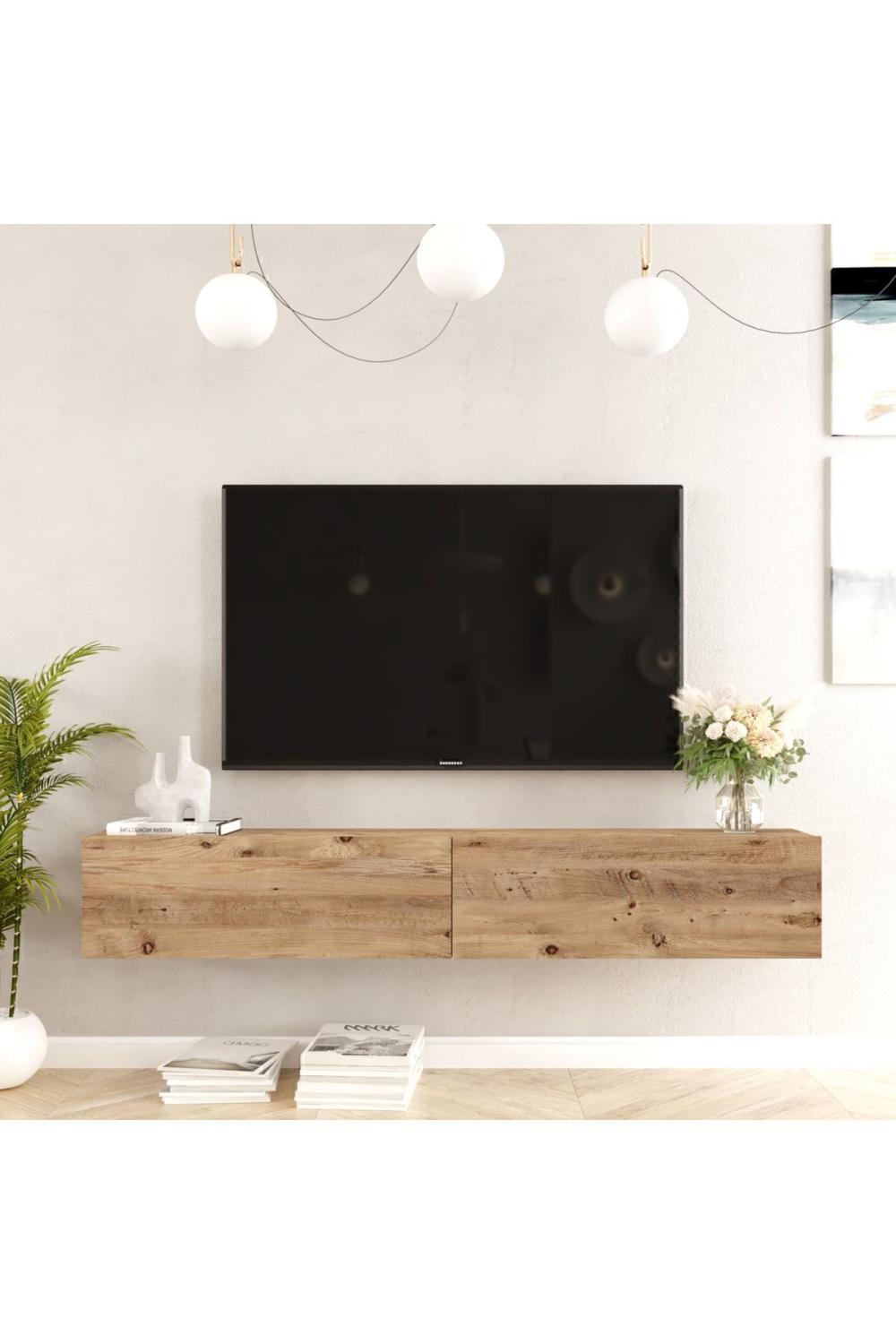 Aven Meuble TV Tv Table basse Avec portes 180cmÇam AVE8-A