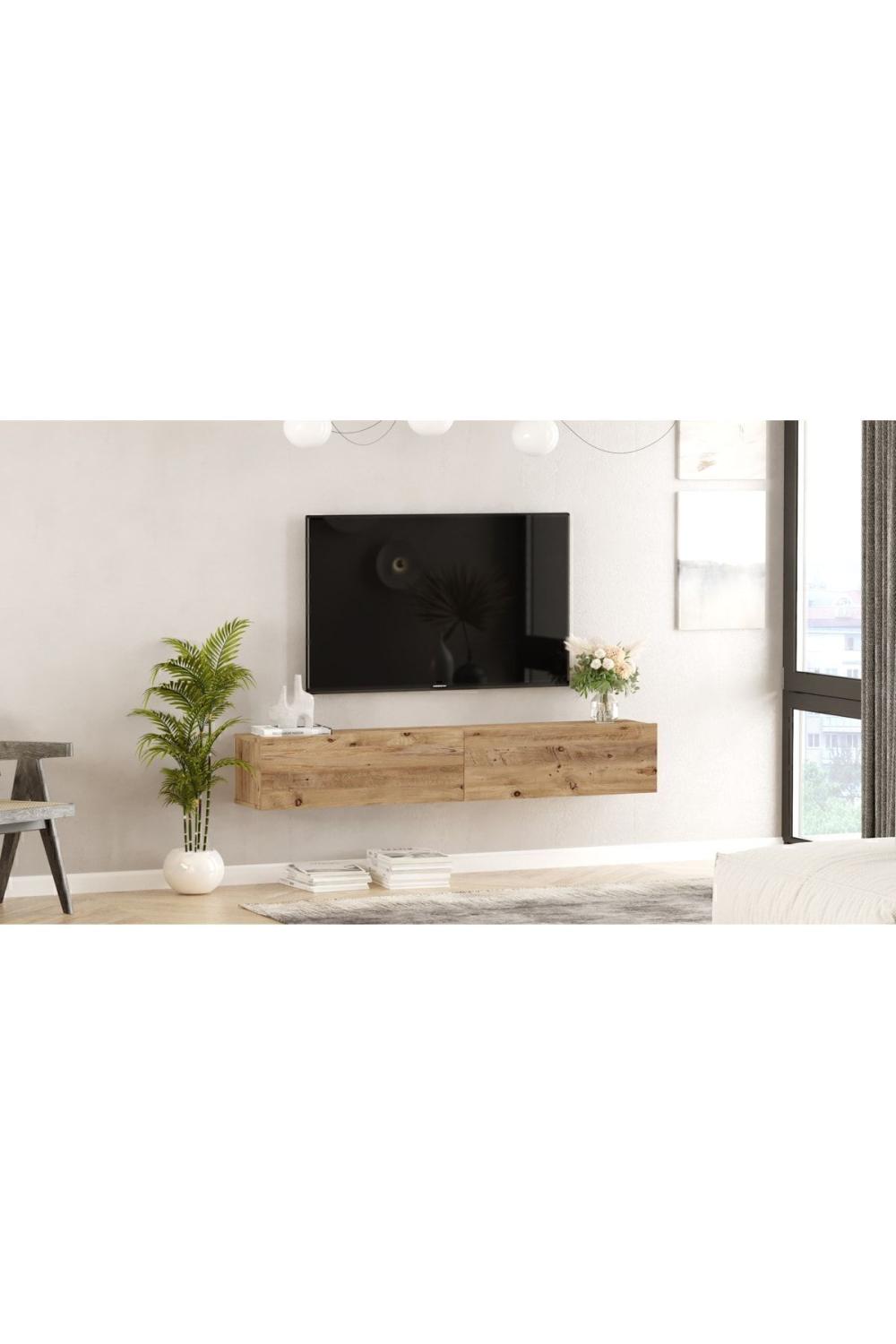 Aven Meuble TV Tv Table basse Avec portes 180cmÇam AVE8-A