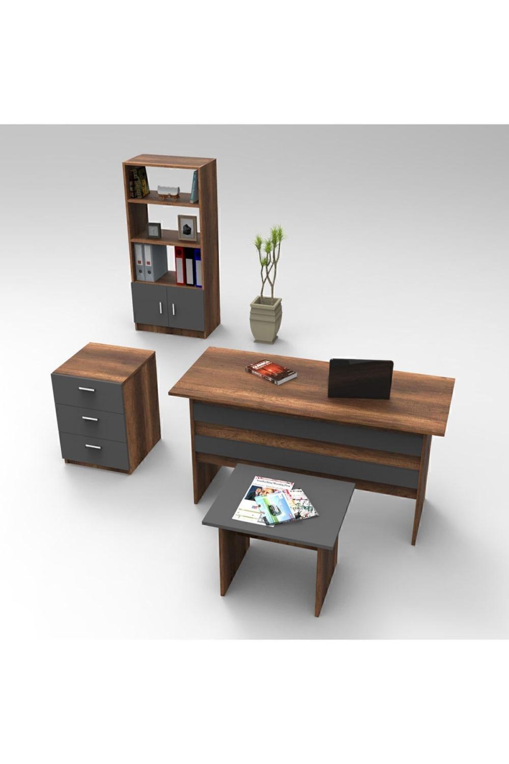 Bega ABCD Bureau Bureau Table Ensemble Baroque-Anthracite BEG11-BA