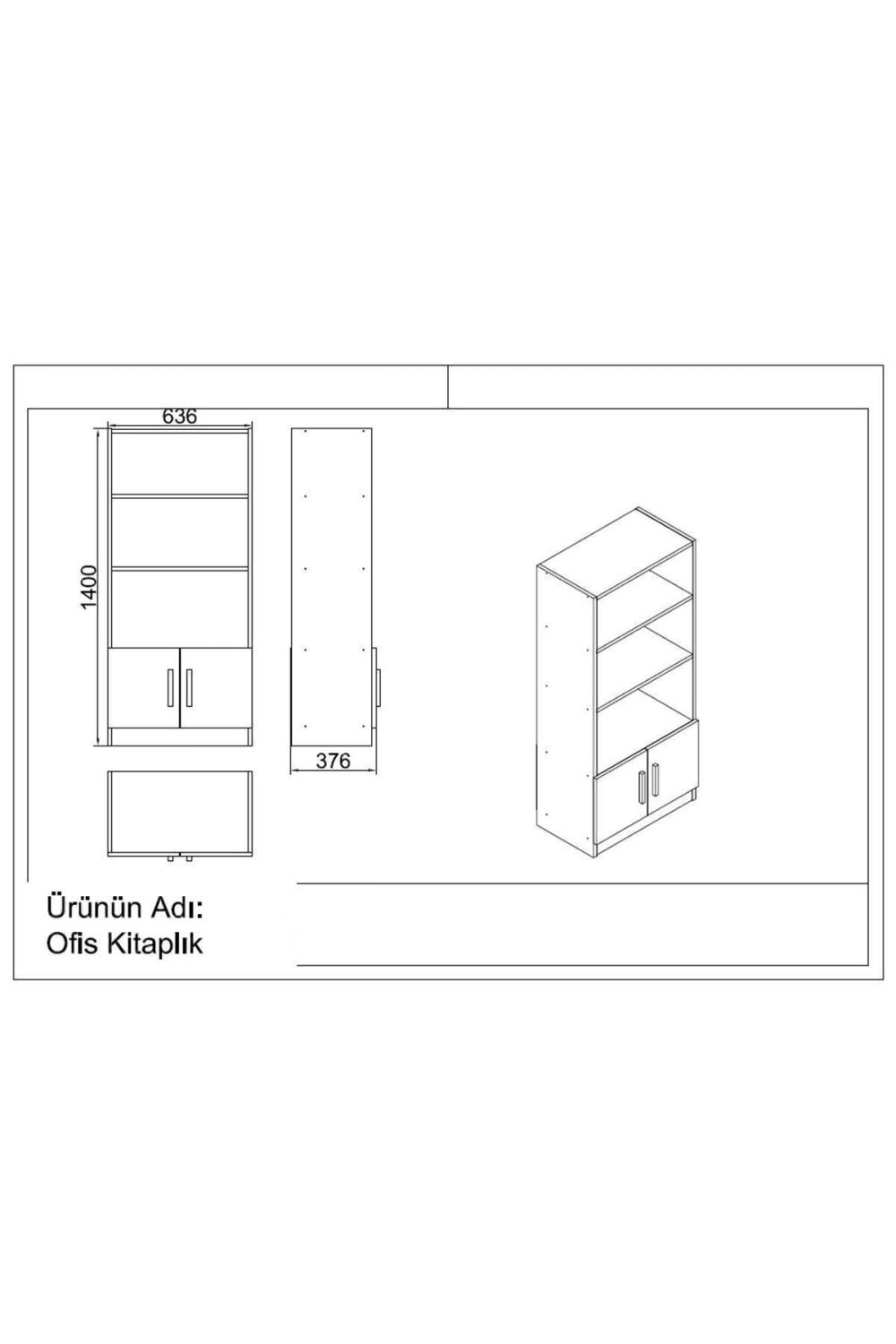Bega ABCD Bureau Bureau Table Ensemble 3 Couleur Blanc BEG11-W