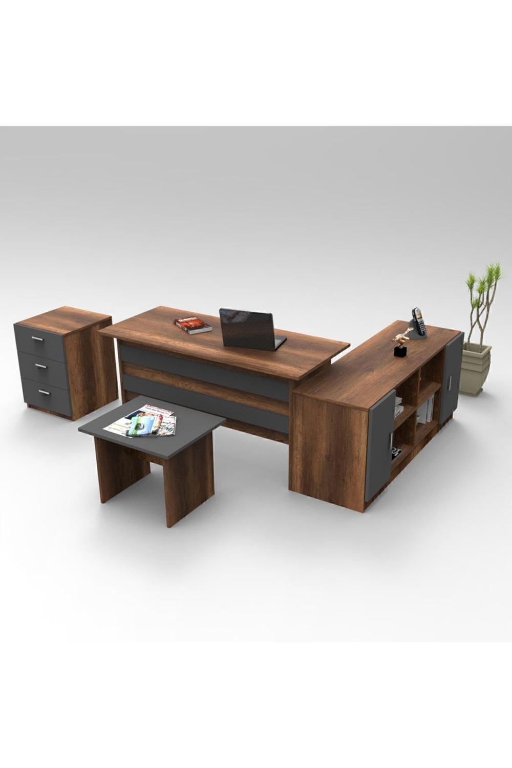 Bega ABCF Bureau Bureau Table Ensemble Baroque-Anthracite BEG13-BA