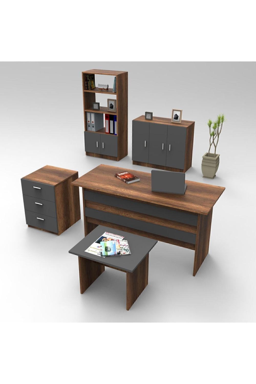 Bega ABCDE Bureau Bureau Table Ensemble Baroque-Anthracite BEG14-BA
