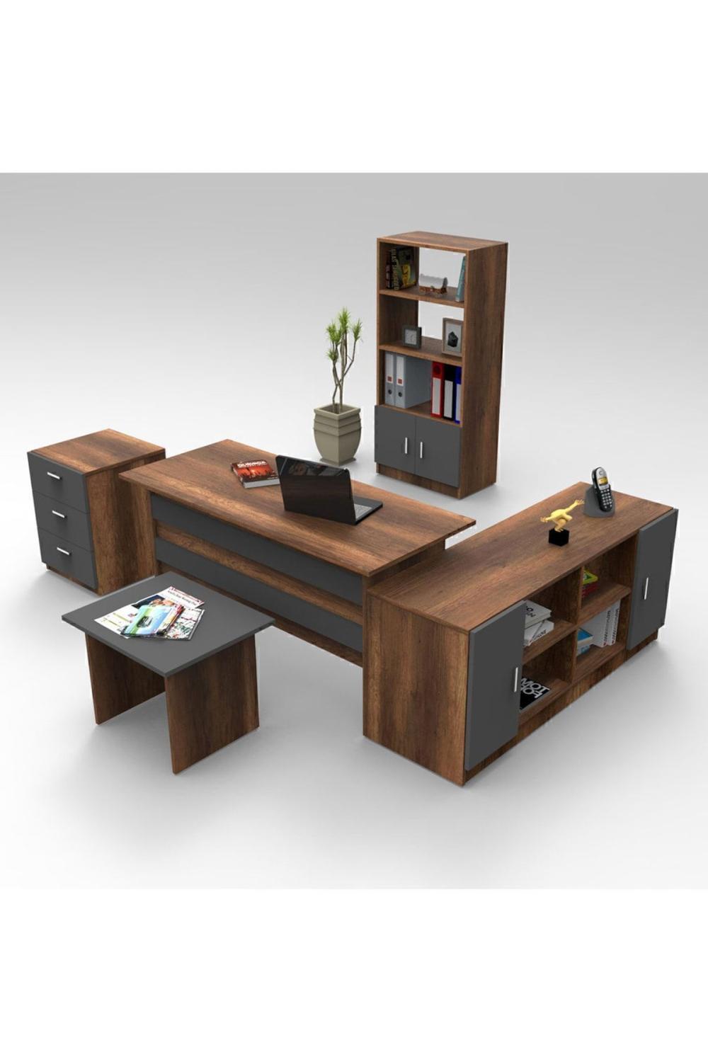 Bega ABCDF Bureau Bureau Table Ensemble Baroque-Anthracite BEG15-BA