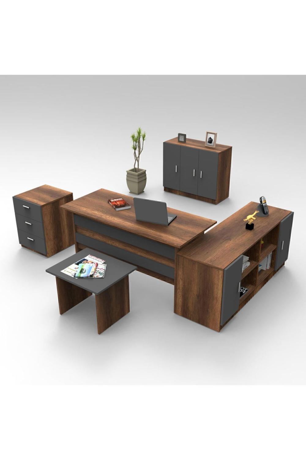 Bega ABCEF Bureau Bureau Table Ensemble Baroque-Anthracite BEG16-BA