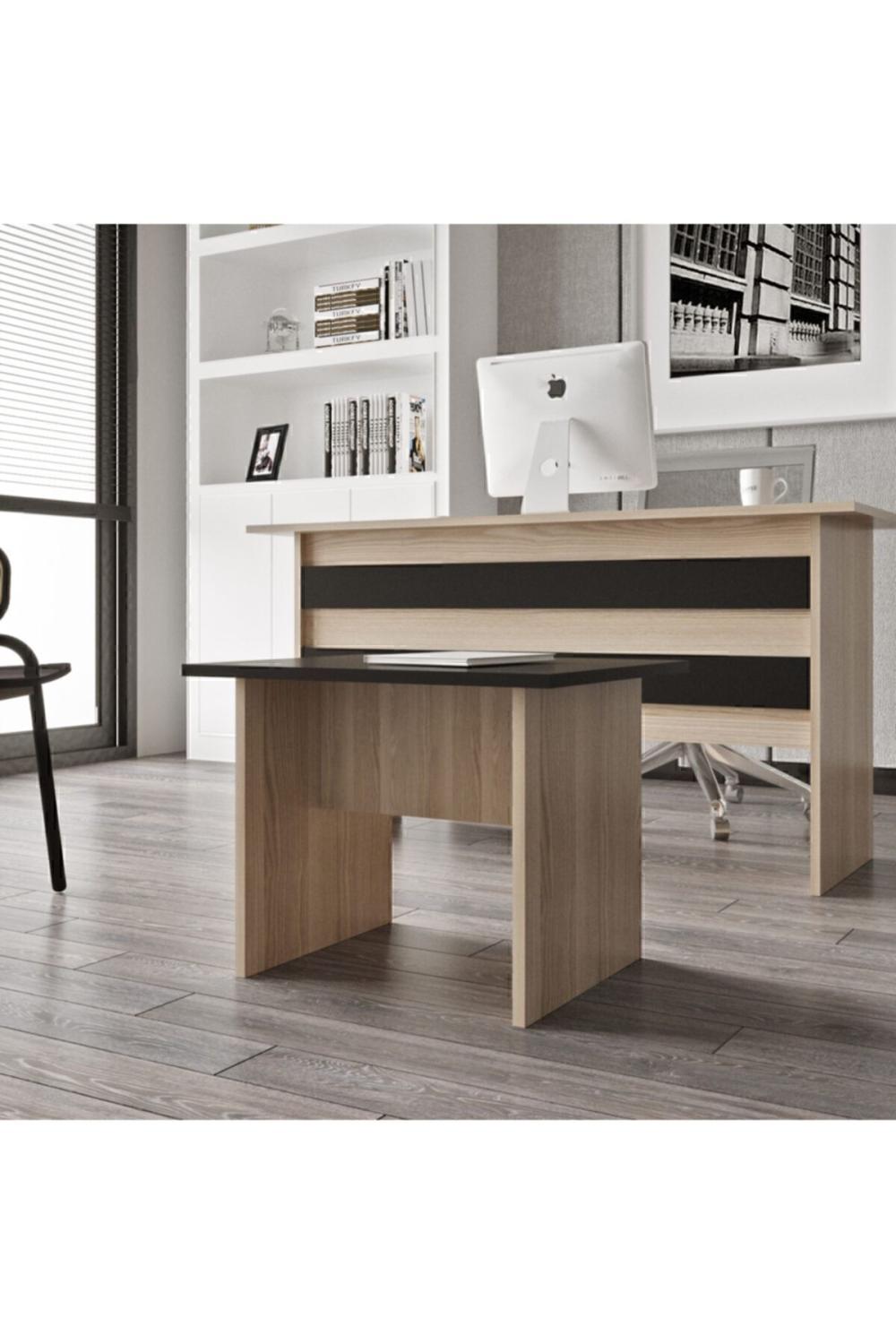 Bega B Bureau Table basse 3 Couleur Chêne Noir BEG2-OB