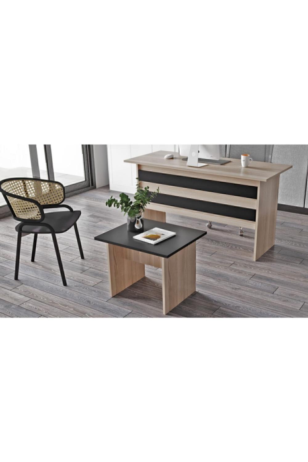 Bega B Bureau Table basse 3 Couleur Chêne Noir BEG2-OB
