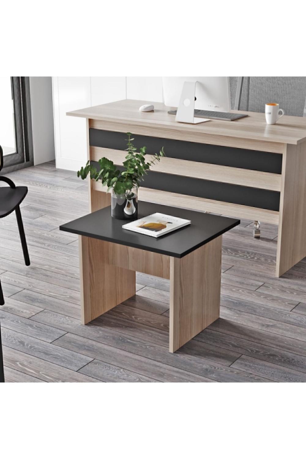Bega B Bureau Table basse 3 Couleur Chêne Noir BEG2-OB
