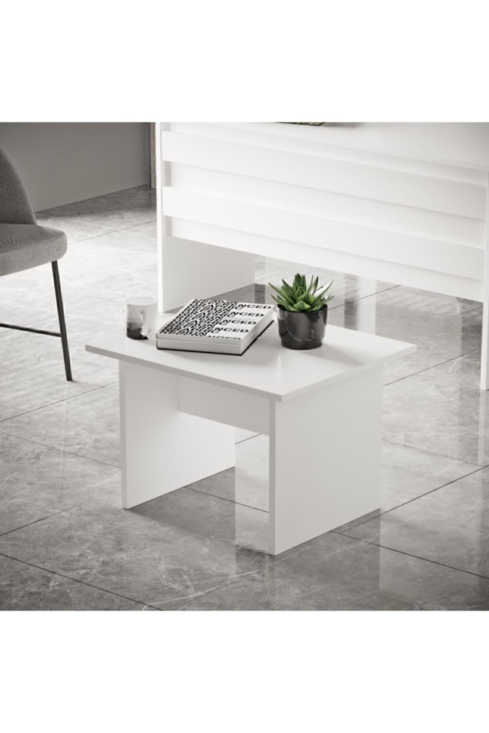 Bega B Bureau Table basse 3 Couleur Blanc BEG2-W