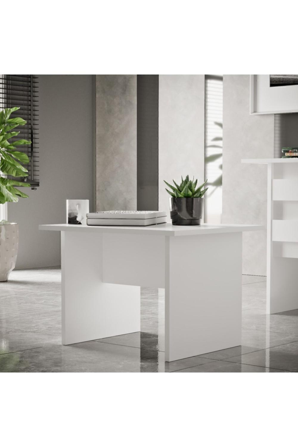 Bega B Bureau Table basse 3 Couleur Blanc BEG2-W