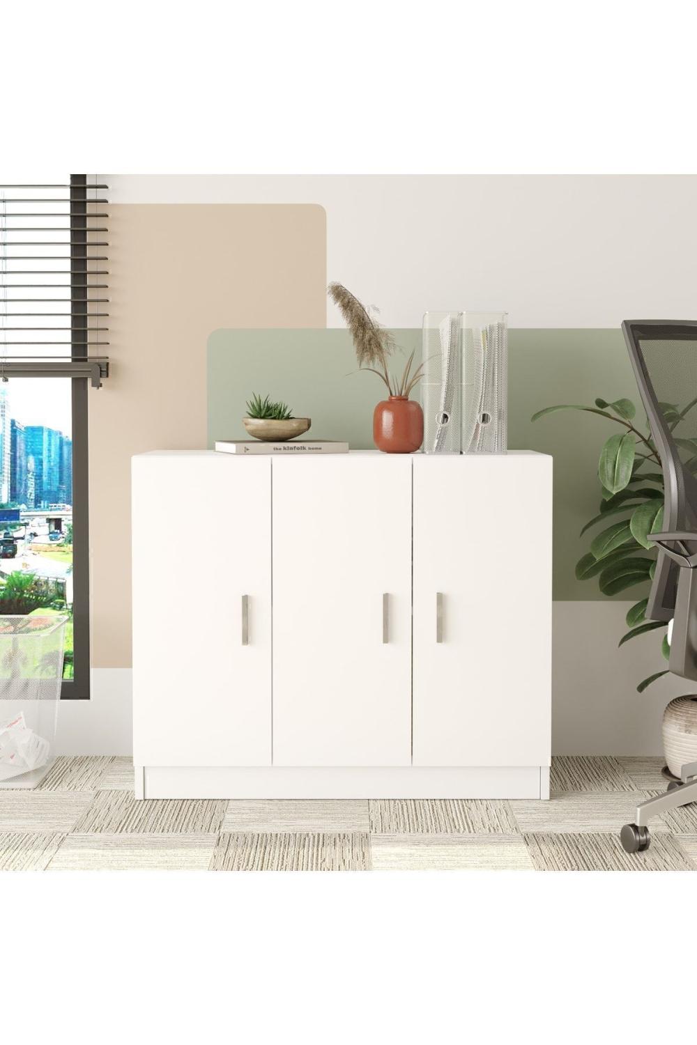 Bega E Bureau Avec portes Armoire 3 Couleur Blanc BEG5-W