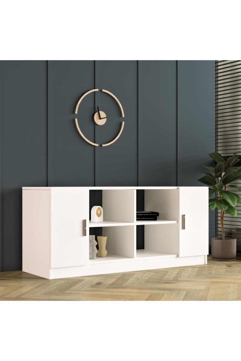 Bega F Bureau Avec portes Bibliothèque Armoire 3 Couleur Blanc BEG6-W