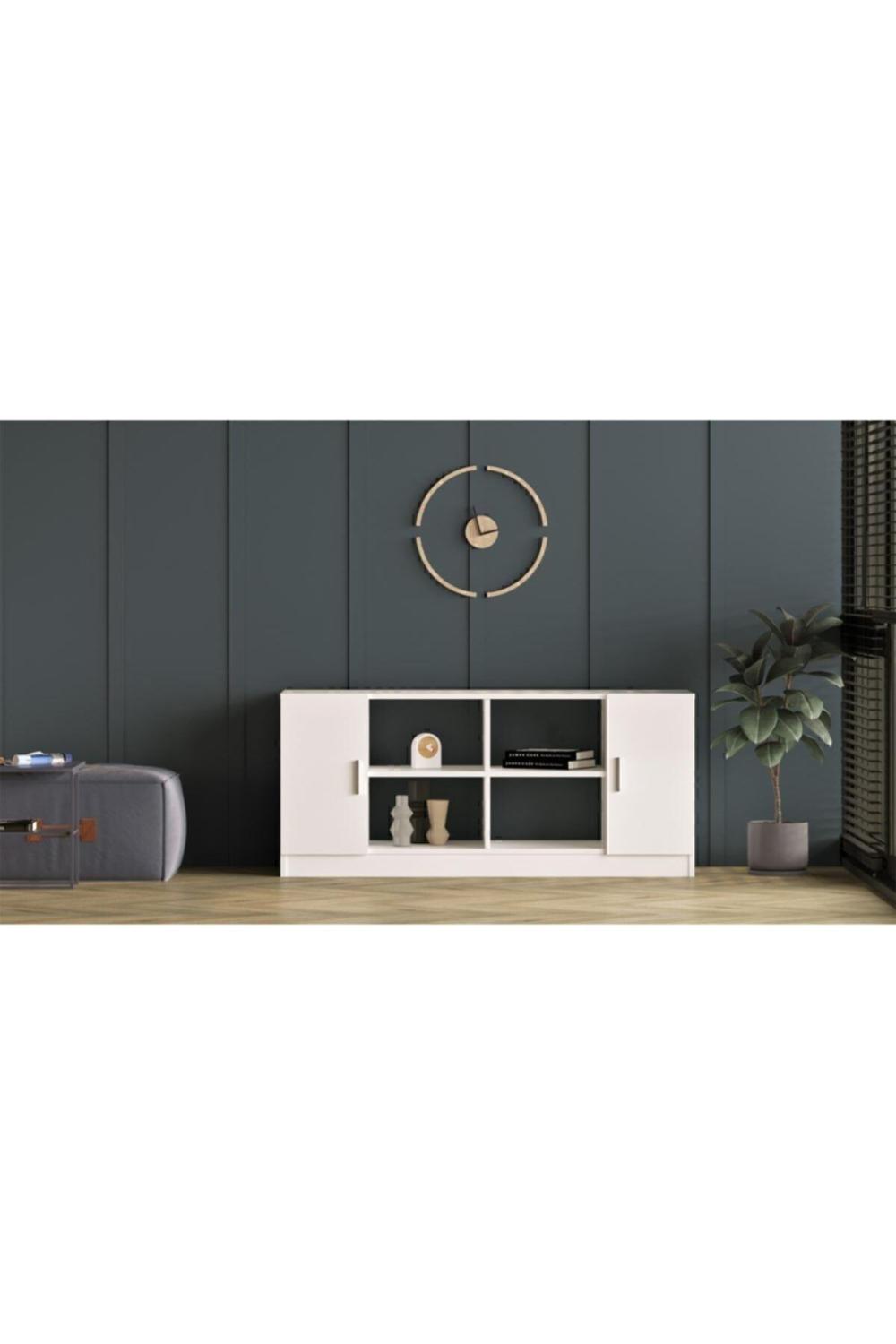 Bega F Bureau Avec portes Bibliothèque Armoire 3 Couleur Blanc BEG6-W
