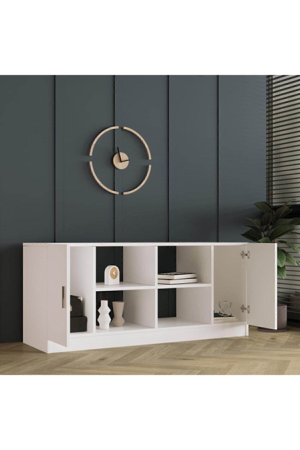 Bega F Bureau Avec portes Bibliothèque Armoire 3 Couleur Blanc BEG6-W