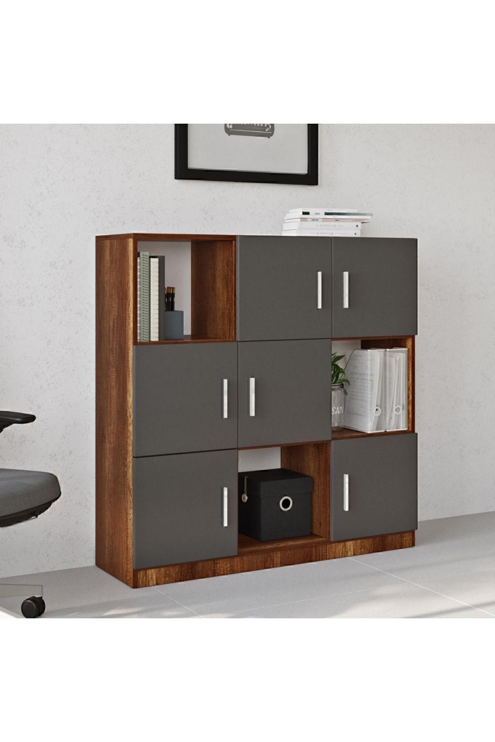 Bega G Bureau Klasör Armoire Bibliothèque Baroque-Anthracite BEG7-BA