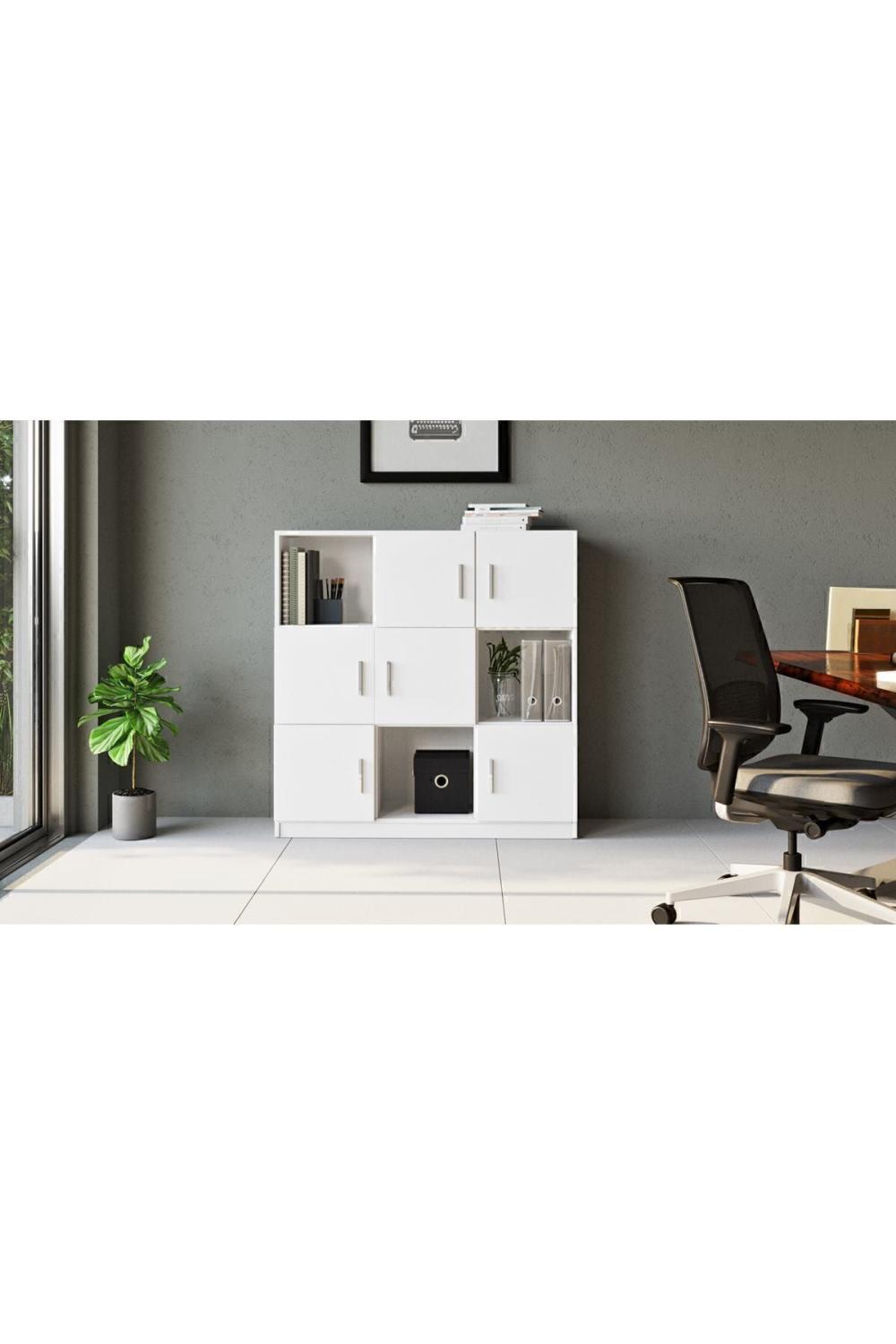 Bega G Bureau Klasör Armoire Bibliothèque 3 Couleur Blanc BEG7-W