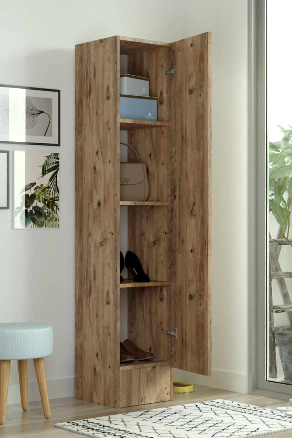 EL14 Elanor Série Avec miroir Meuble à chaussures Armoire ELA14-A
