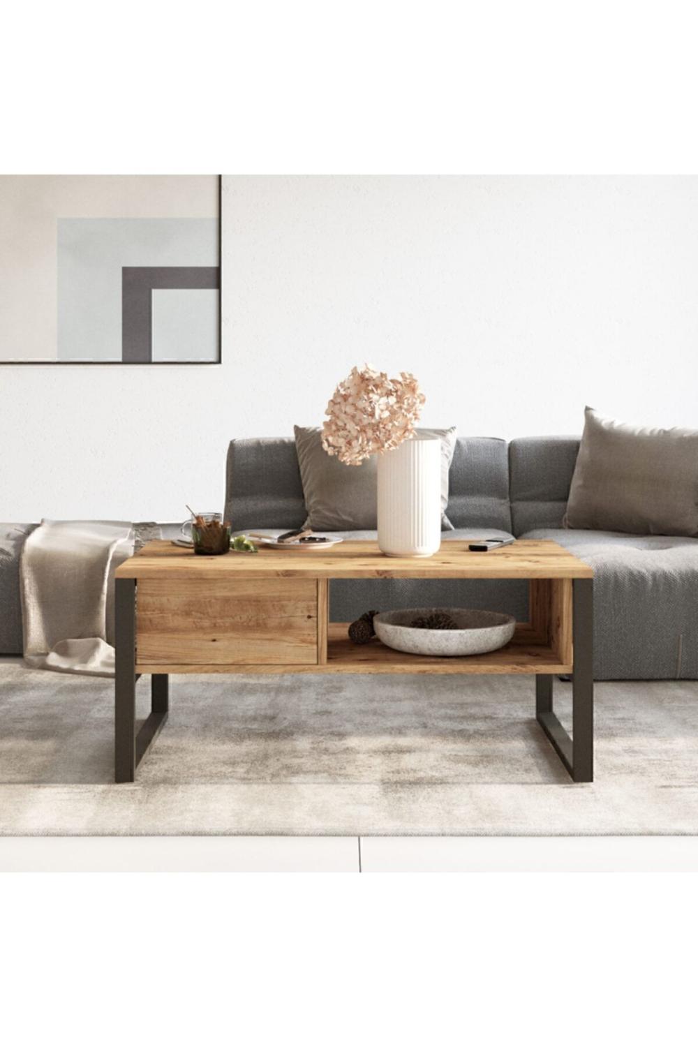 EL34 Elanor Métal Table basse À étagères ELA34-A
