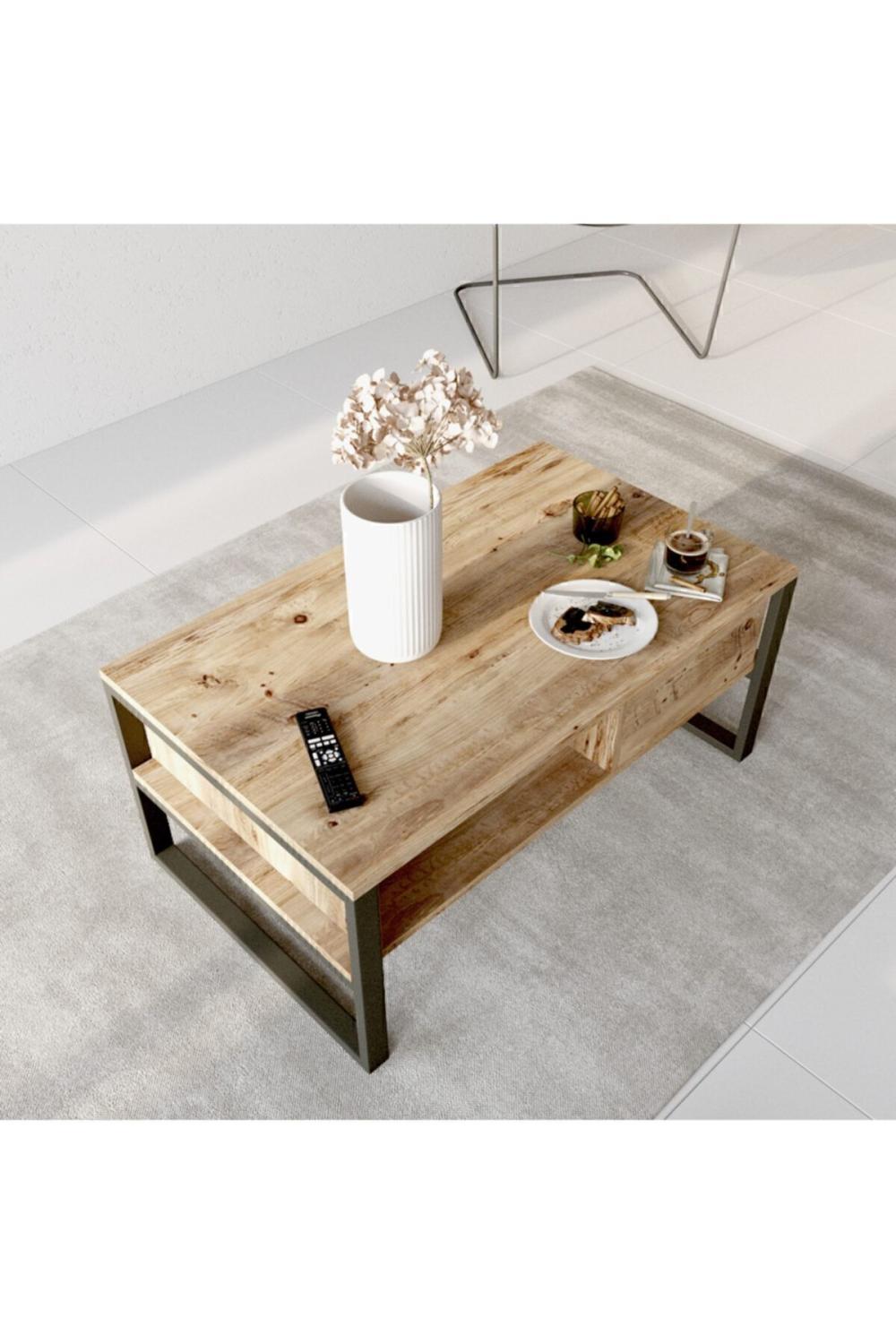 EL34 Elanor Métal Table basse À étagères ELA34-A