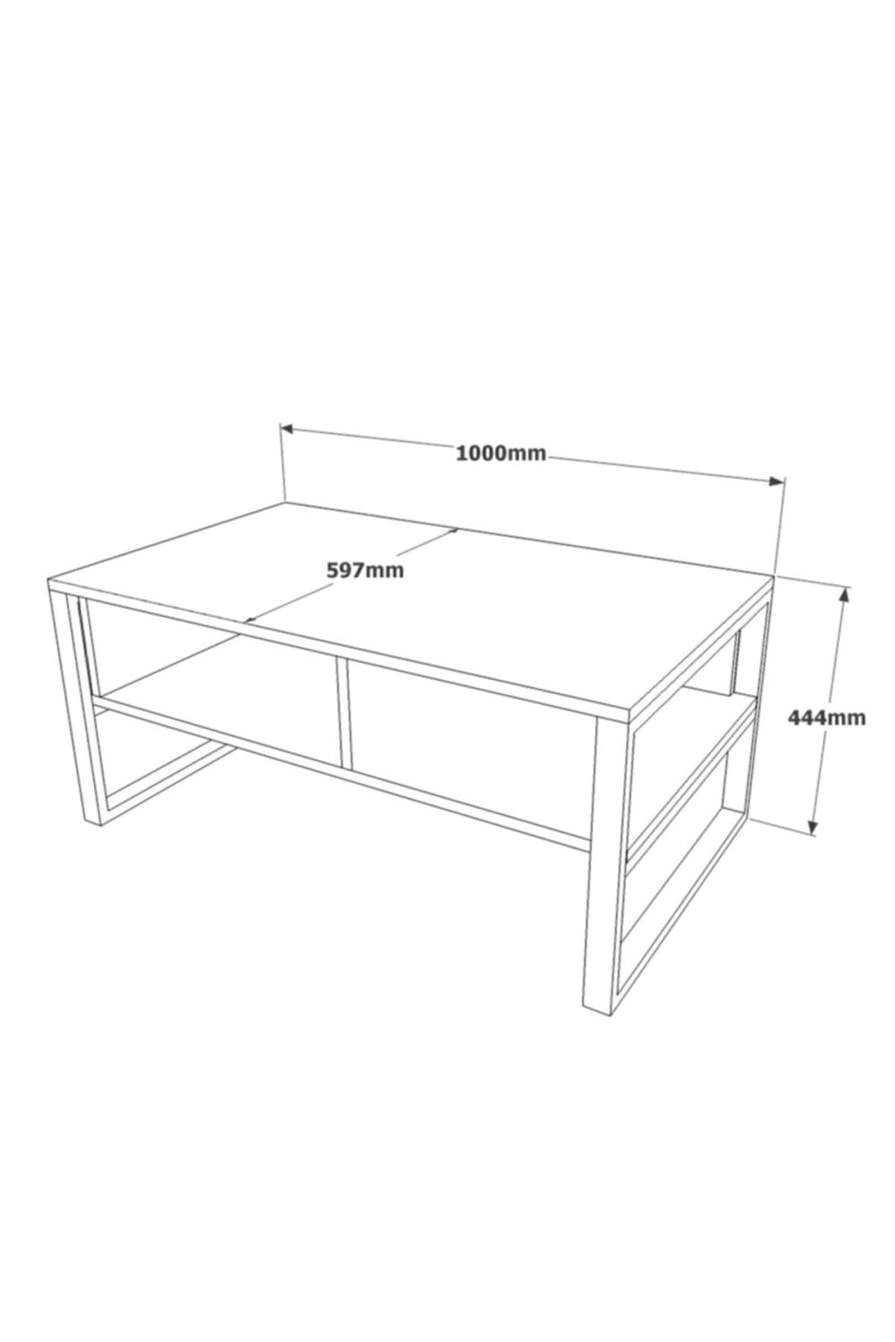 EL34 Elanor Métal Table basse À étagères ELA34-A