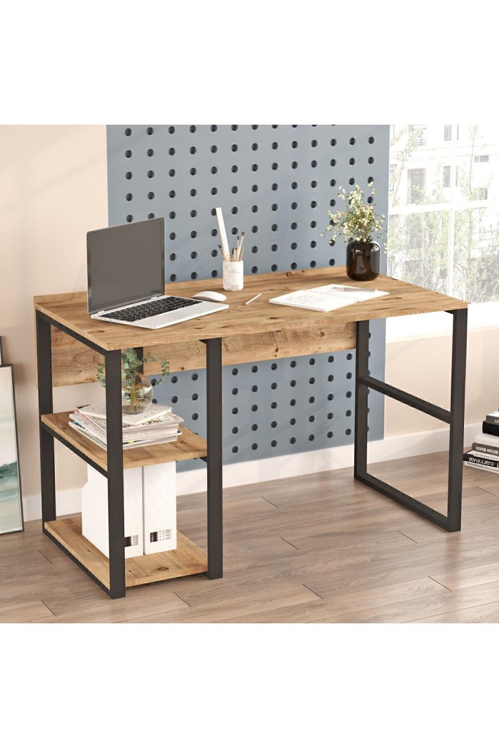 EL8 Elanor 120cm Métal Bureau Kitaplıklı ELA8-A