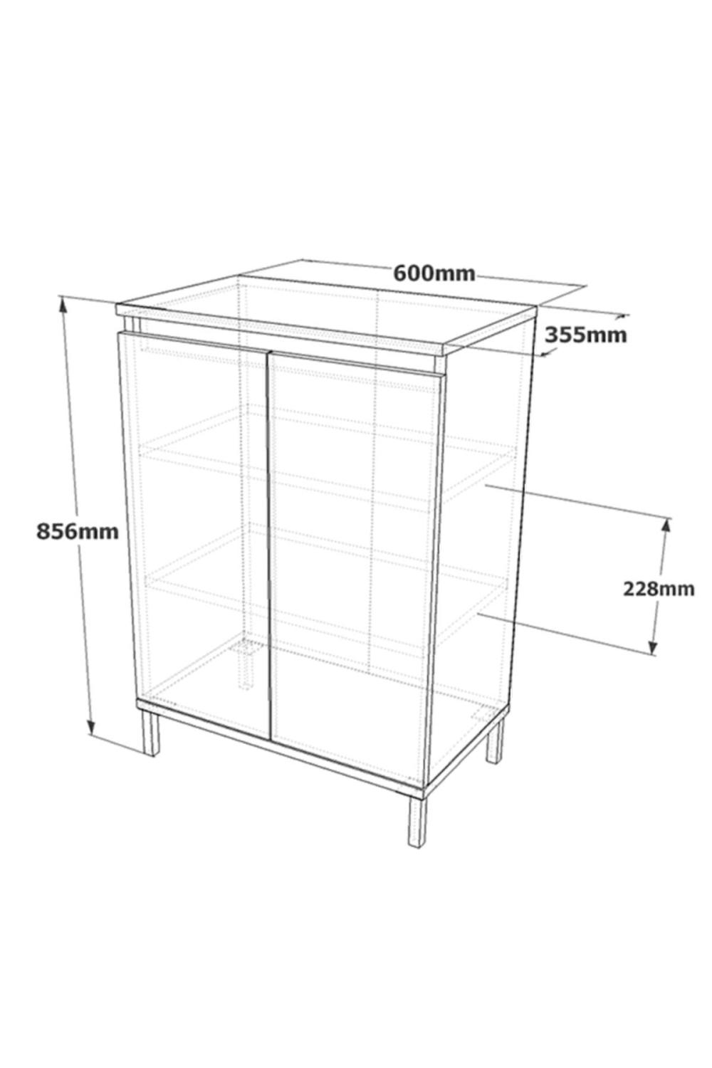 Jada Multifonction Armoire Meuble à chaussures Métal Sur pieds JAD1-CV