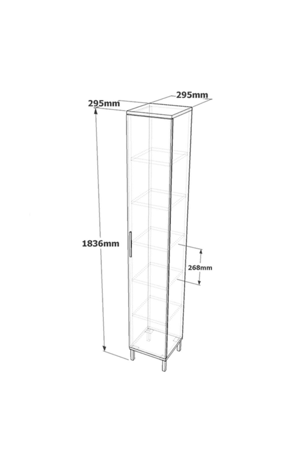 Jada Multifonction Armoire Banyo,mutfak,ofis,kiler Métal Sur pieds JAD3-CV
