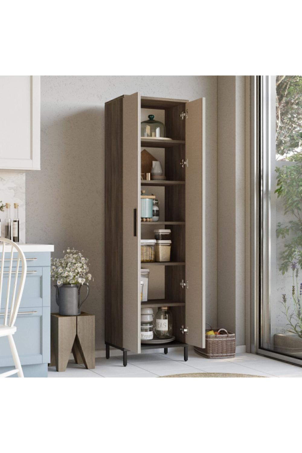 Jada Multifonction Armoire Banyo,mutfak,ofis,kiler Métal Sur pieds JAD4-CV