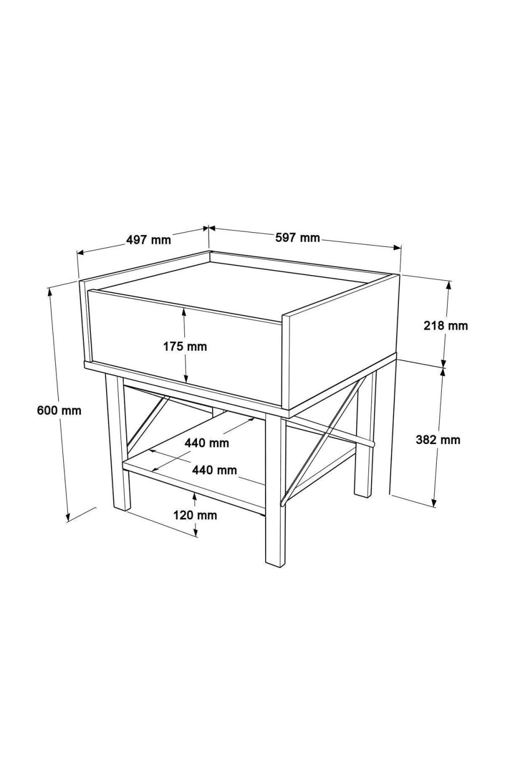 Jurina Komodin Bureau Keson Avec tiroirs Blanc Métal Sur pieds Panier-Blanc JUR7-SW