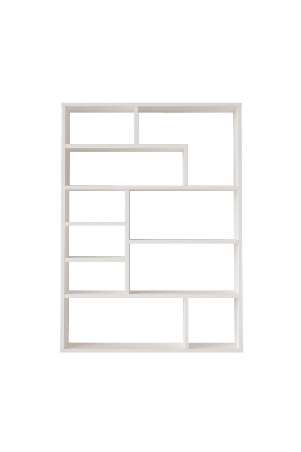Keemon Bibliothèque 124cm Blanc KEE1-W