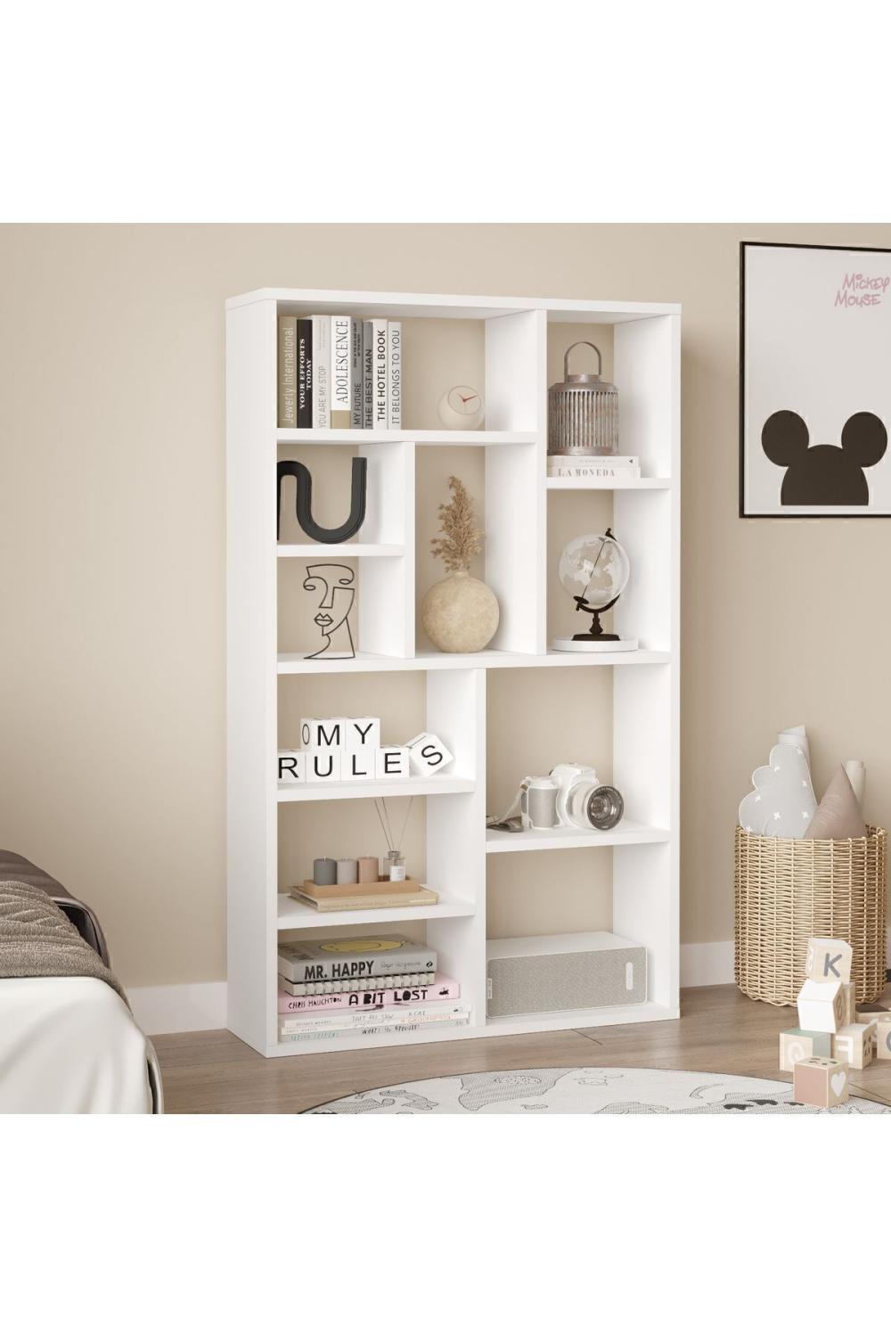 Korrion Bibliothèque 124cm Blanc KOR1-W