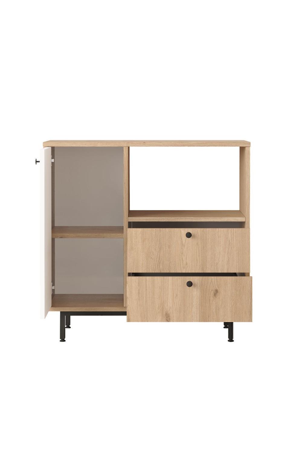 Latte Série Marron Angle Multifonction Armoire Cuisine Armoire Panier-Blanc LAT1-SW