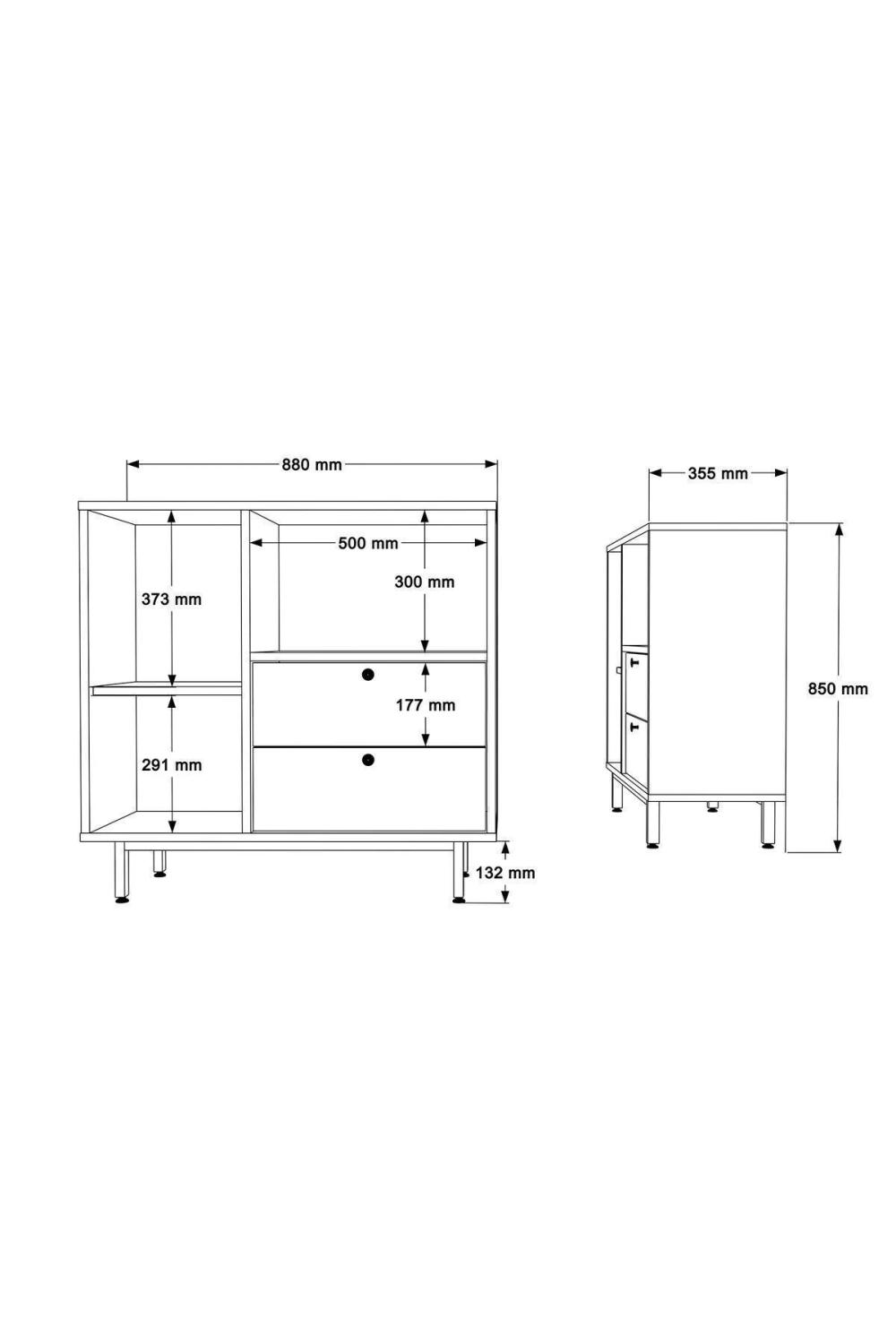 Latte Série Marron Angle Multifonction Armoire Cuisine Armoire Panier-Blanc LAT1-SW