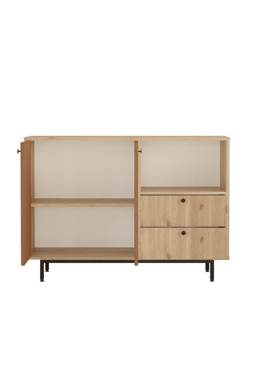 Latte Série Marron Angle Multifonction Armoire Cuisine Armoire Panier-Kiremit LAT2-SK