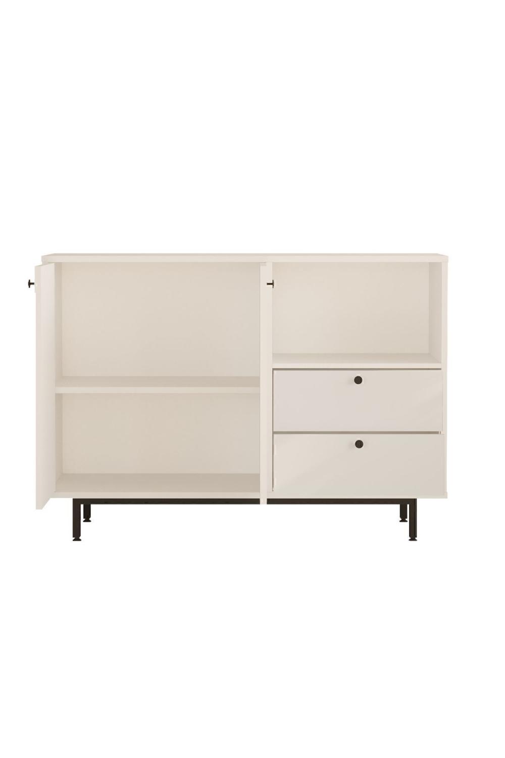 Latte Série Marron Angle Multifonction Armoire Cuisine Armoire Blanc LAT2-W