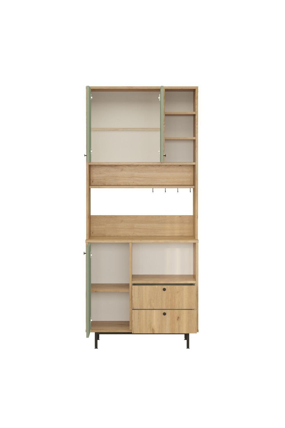 Latte Série Marron Angle Multifonction Armoire Cuisine Armoire Panier-Ihlamur Yeşili LAT6-SY