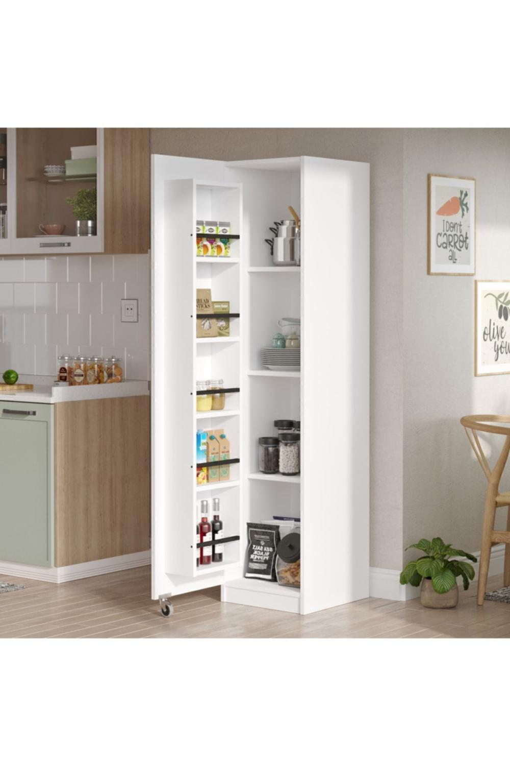 Lyon Multifonction Armoire Kiler Armoire Erzak Armoire Blanc LYO1-W