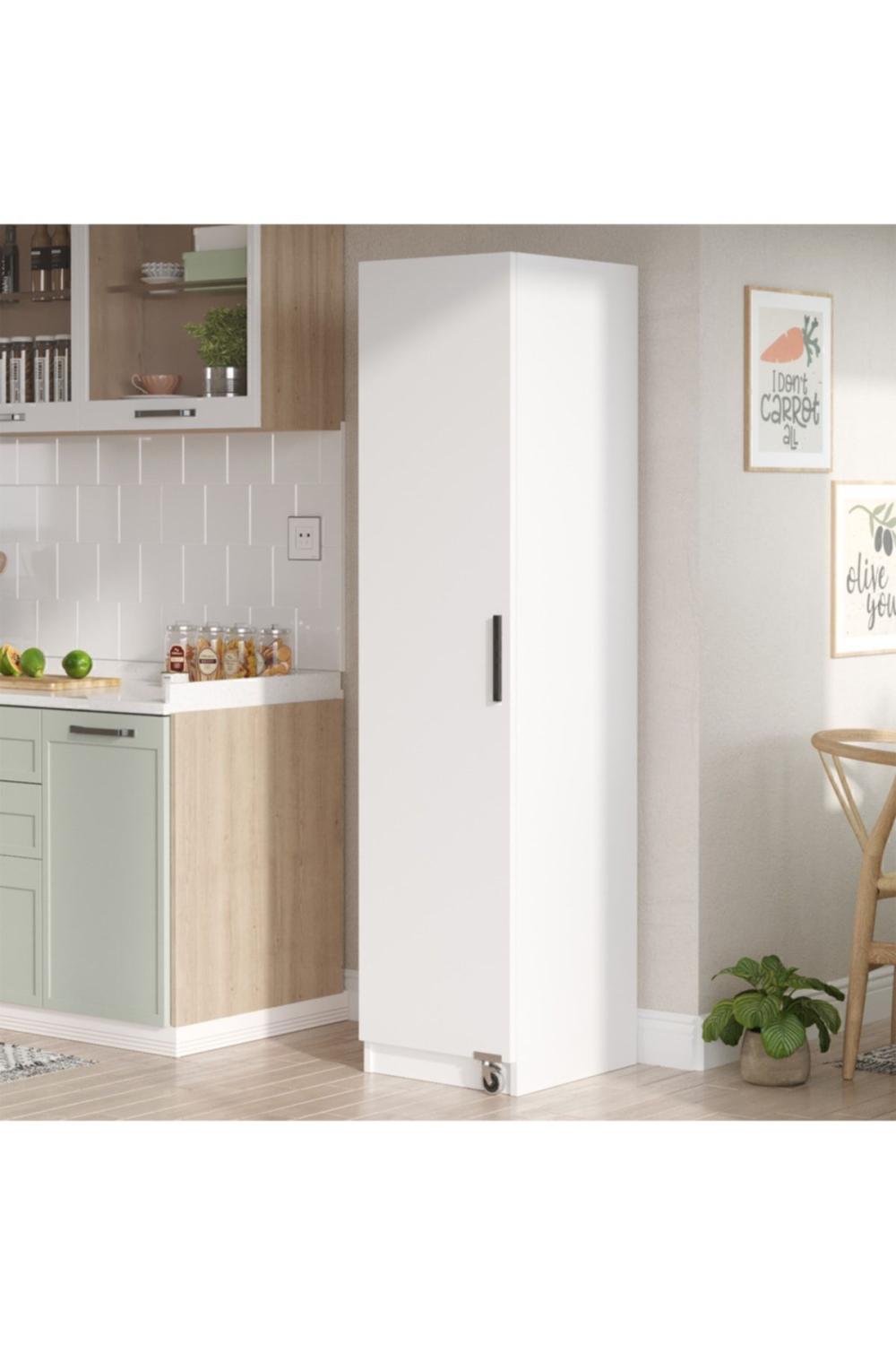 Lyon Multifonction Armoire Kiler Armoire Erzak Armoire Blanc LYO1-W
