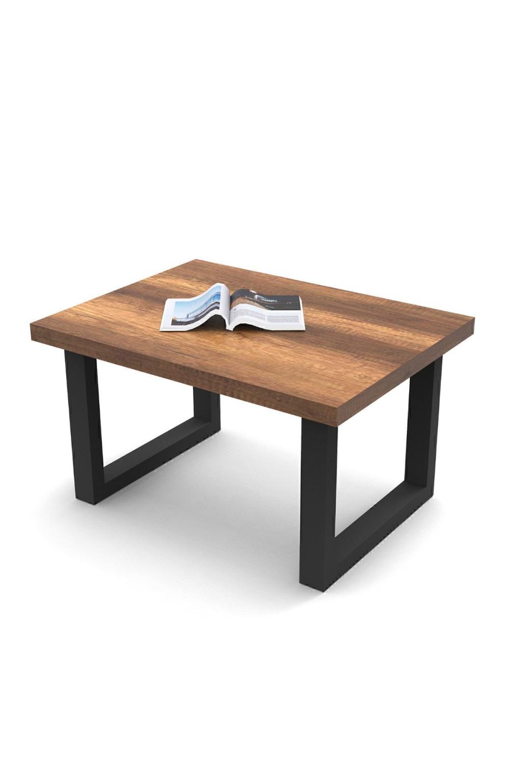 Table d’Appoint de Bureau Meva avec Pieds Métalliques – Style Baroque MEV02-BA